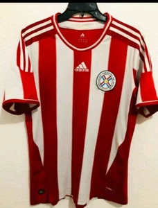 PARAGUAY NATIONAL TEAM HOME FOOTBALL SHIRT JERSEY SMALL - Picture 1 of 4