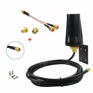 SMA Male Signal Booster Antenna for ZTE Huawei Mobile Hotspot 3G 4G LTE Router - Picture 1 of 6
