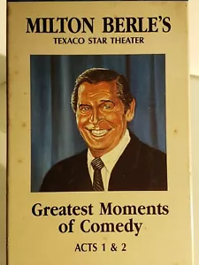 Milton Berle's Texaco Star Theater Greatest Moments of Comedy - Acts 1 & 2 - VHS - Picture 1 of 4