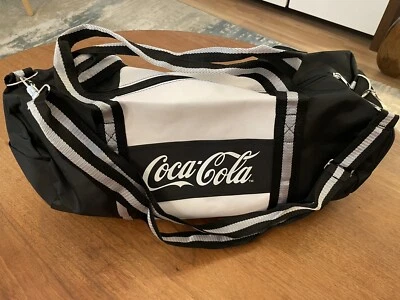 Coca-Cola Duffel Bag. Black/White. NEW UNUSED. Limited Edition Hong Kong Promo - Image 1 of 4