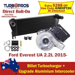 Actualización Billet Turbo + Intercooler de 70 mm para Everest UA 2,2 L 2015 en adelante - Imagen 1 de 12