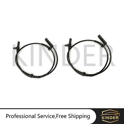 Sensor de velocidad de rueda ABS delantero derecho y derecho 2 piezas para BMW 535d 528i 535i 535i GT 550i GT Foto 1 de 4
