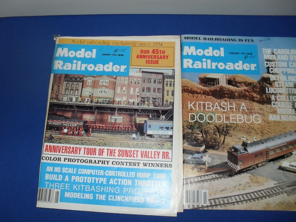 MODEL RAILROADER MAGAZINE - 1979 - VOLUME 46 - BULK LOT - Image 1 of 4