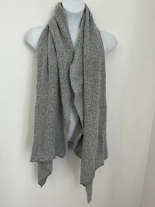 Summer & Rose Gray Soft Nubby Scarf Winter New Fall Minimalist Boho Lagonlook - Picture 1 of 7