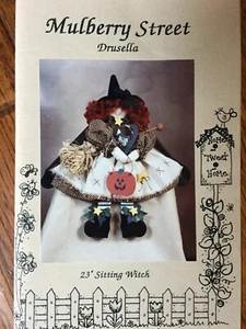 Craft Pattern "Drusella sitting Witch" by Mulberry Street - Picture 1 of 2