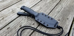 MORA GARBERG Kydex Sheath, Pancake style w/ Kydex Dangler (BK) - Picture 1 of 11