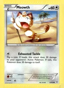 Pokemon TCG Meowth 53/83 - Picture 1 of 2