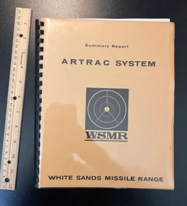 White Sands Missile Range ARTRAC System Report 1964 Cold War Vietnam Book RARE!! - Picture 1 of 9