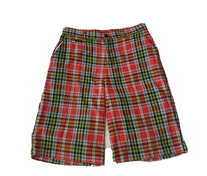 Polo Ralph Lauren Sz 18 Multicolor Plaid Shorts Youth Teen Boy 10.5" Inseam - Picture 1 of 11