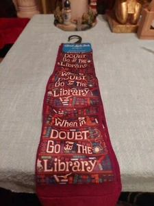 Go To the Library Damen Socken Good Luck Neuheit Lesen Mode Neu - Bild 1 von 3