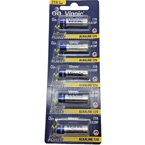 5x 12V 27A Batteries VINNIC L828F Alkaline High Voltage MN27 EXPIRY 09/2027 - Picture 1 of 1