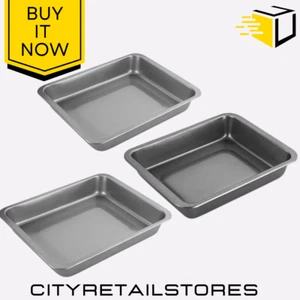 Chef Aid Non-Stick Roaster Pan Stainless Steel for Chicken, Food & Christmas - Picture 1 of 8