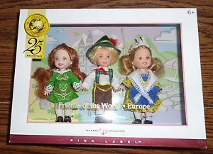 Barbie 25th Anniversary Kelly Dolls Friends of the World Europe - Brand New - Picture 1 of 1