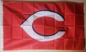 Cincinnati Reds MLB Baseball Flag Double Side Print 3x5 Ft W/ Grommets - Picture 1 of 3