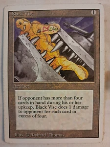 Black Vise 3a terza edizione revisionata MTG Magic inglese giocato ARTEFATTO AFFARE SFUSO - Foto 1 di 1