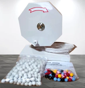 Garapon Lottery Machine with 300 ABS Balls for Events Raffle Bingo Party Game - Picture 1 of 3