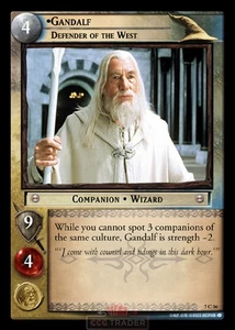 LOTR TCG 7c36 Gandalf (Defender of the West) Return of the King - Picture 1 of 1