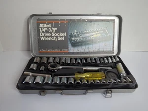 Juego de llaves de vaso de accionamiento Allied 1/4" - 3/8" 41 piezas SAE y métricas - 67-1438 - Imagen 1 de 9