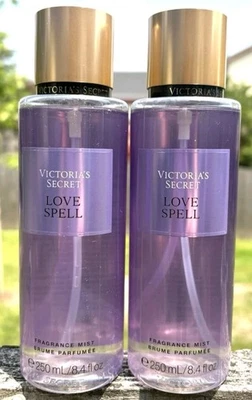 VICTORIA SECRET LOVE SPELL MIST 8.4 oz Classic Mist Lot Of 2 New In Box - Image 1 of 2