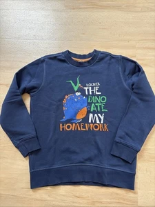 S.Oliver Sweatshirt für Jungen 116/122 dunkelblau (Dino) - Bild 1 von 2