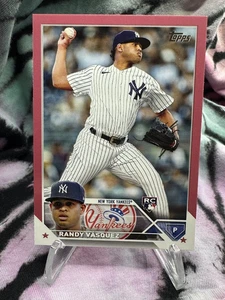 Randy Vasquez - #02/50 - MOTHER'S DAY PINK - 2023 Topps Update Series - US56 - Picture 1 of 2