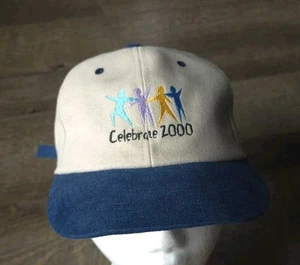Vintage 2000 Y2k bestickte Neujahrsfeiern verstellbare Mütze - Bild 1 von 4