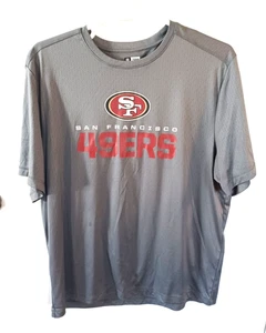 San Francisco 49ers T-Shirt Uomo Taglia XXL NFL Calcio Grigio Manica Corta - Foto 1 di 7
