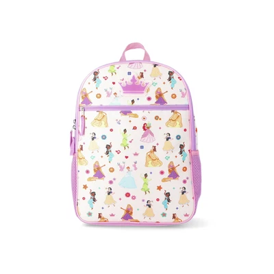 Mochila Princesa Disney con Corona Iluminada Rosa y Blanco Escuela ¡NUEVA! Se envía rápido Foto 1 de 4