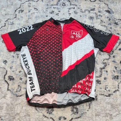 Hincapie Team Buckeye Cycling Jersey 2XL OSU Pelotonia 2022 The James Ohio State Foto 1 de 4