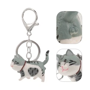 Cat Keychain Kawaii Keychains Bag Pendant Animal Keyrings for Purse - Picture 1 of 12