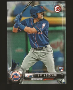 2017 Bowman Baseball #66 - Gavin Cecchini RC - New York Mets 17-744 - Picture 1 of 2