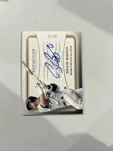 2023 Topps Definitive LAC-BIG Craig Biggio Astros Auto /25 - Picture 1 of 2