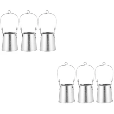  2 PCS Gartentöpfe Rustikale Vase Dekorativer Blumenhalter Blumeneimer - Bild 1 von 4