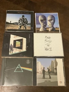 Pink Floyd Cd Lot (6) The Wall Echoes Wish You Were Here Darkside Of The Moon - Picture 1 of 7