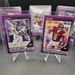 2024 Donruss Football Lot - 11x Purple Press Proof Cards - Rated Rookie + Stars - Bild 1 von 8