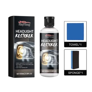 Car Headlight Scratch Repair Refurbishment Maintenance Coating Polishing Fluid - Picture 1 of 6