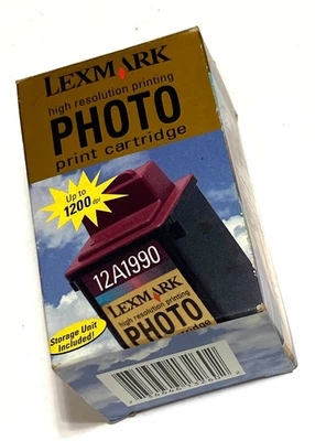 LEXMARK 90 Photo Tri-Color Ink Cartridge 12A1990 OEM - Image 1 of 4