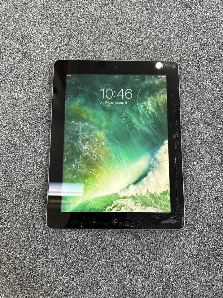 Apple iPad 4th Generation (A1458) 9.7" - 16 GB - Wifi Only Black Cracked Display - Image 1 of 4