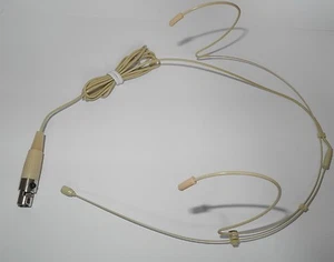 Dual ear Headset Head For Samson AKG Wireless Microphone Sets TA3F 3pin Mini XLR - Picture 1 of 5