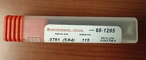 Internal Tool 5/64 Radius 3F Corner Rounding End Mill 68-1295 - Picture 1 of 1