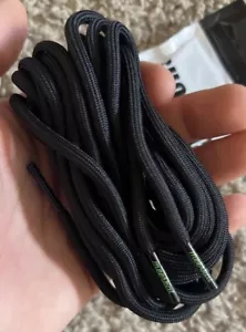 Meerkat Snowboard Boot Laces (pair) 99” New Snowboarding OSFM Round /black - Picture 1 of 8