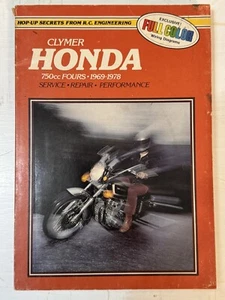 Clymer Honda 750cc Fours, 1969-1978 Service Repair Performance Manual - Picture 1 of 3