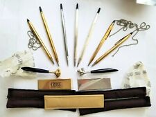 Cross Pen Lot Vintage Sterling Silver Pen And Pencil Set Gold Filled Pens Pencil