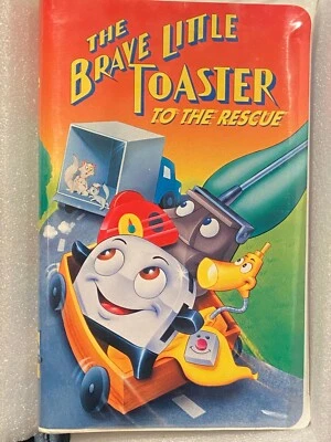 The Brave Little Toaster To the Rescue VHS Clamshell *Pre-Owned w/Wear* Bkshds - Image 1 of 4