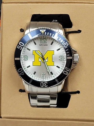 NCAA Michigan Wolverines Men's Watch, New (Key Series) Cover