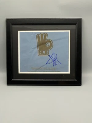 NOVO ASSINADO WWE John Cena assinado anel placa de lona 2017 Royal Rumble autêntico - Imagem 1 de 4