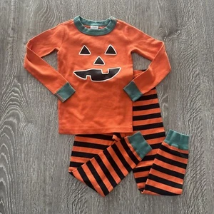 Hanna Andersson Jack O Lantern Pajama Set 5 Organic Cotton Festive Fall Hallowee - Picture 1 of 7