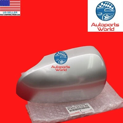 GENUINE TOYOTA 12-19 PRIUS C LEFT DRIVER SILVER 1F7 OUTER MIRROR 87945-52170-B0 - Image 1 of 3