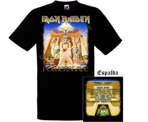 Camiseta Iron Maiden' Powerslave Album Design - Classic Heavy Metal Band T-Shirt - Picture 1 of 1