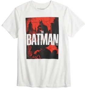 Batman DC Comics Super Hero Men’s White T-shirt Size XXL 2XL - Picture 1 of 4